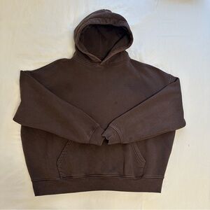 Luxe to Kill Oversized Brown Hoodie